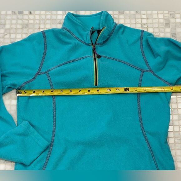 Eddie Bauer Turquoise Women’s 1/4 Zip Fleece - Picture 7 of 9